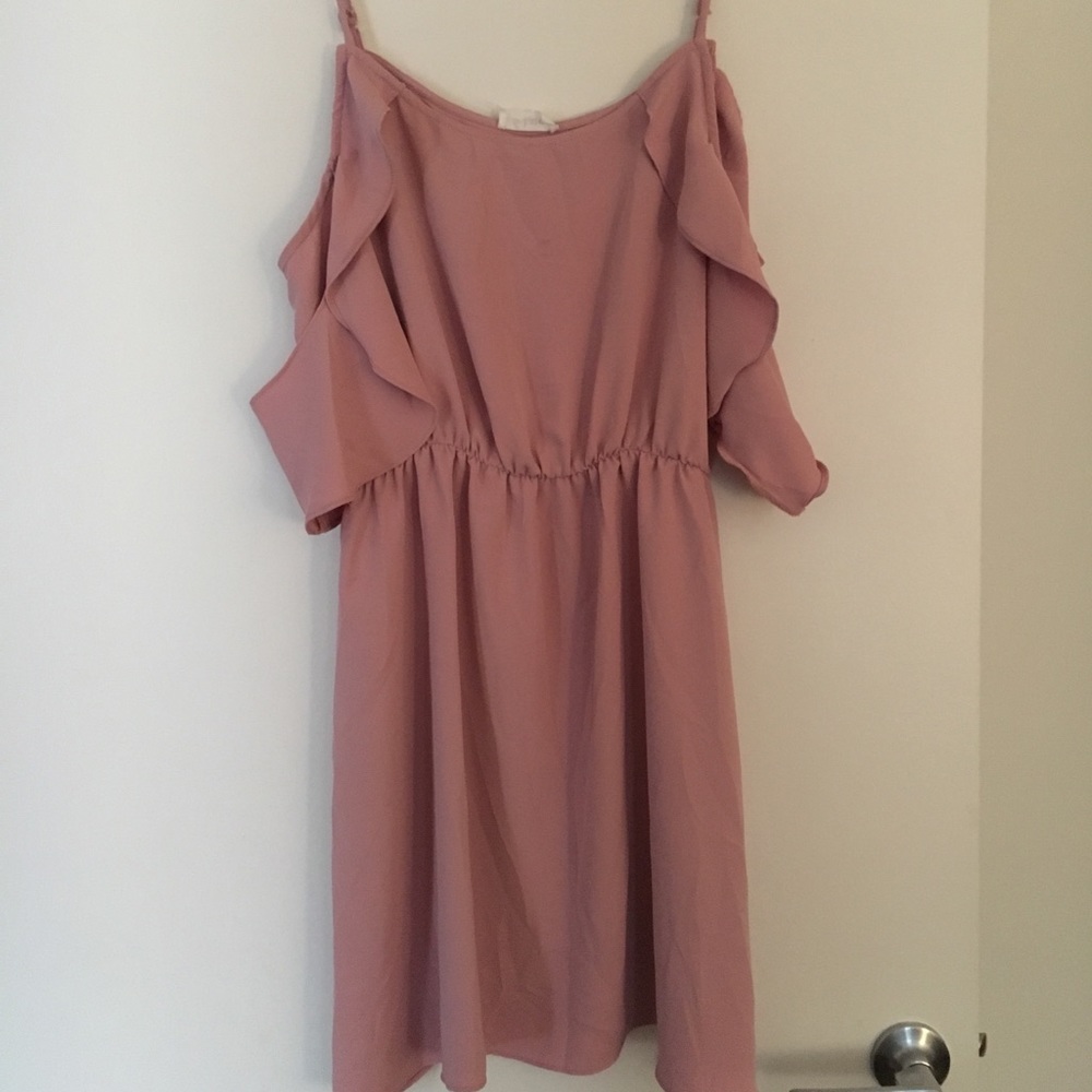 Cold Shoulder Blush Dress